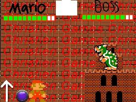 Mario Boss Battle! bowser loses