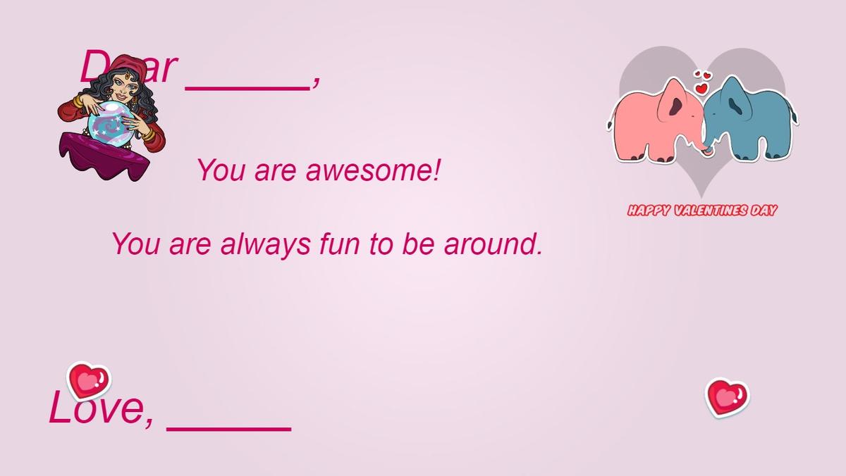 Valentine's Day E-card