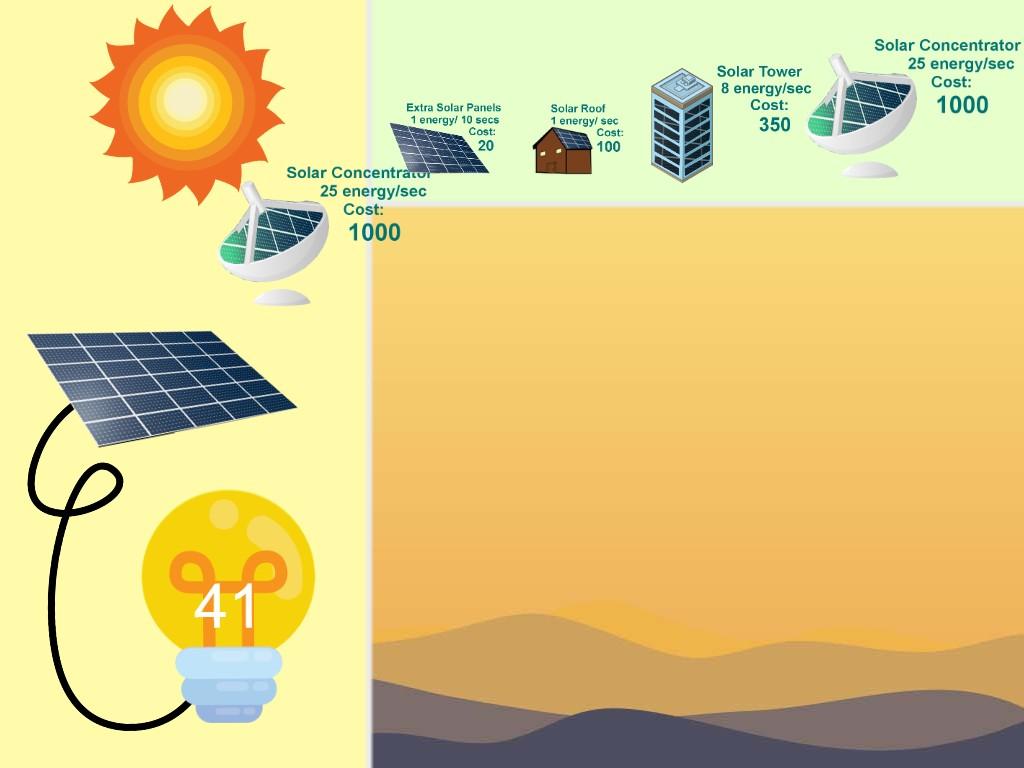 Solar Power Clicker