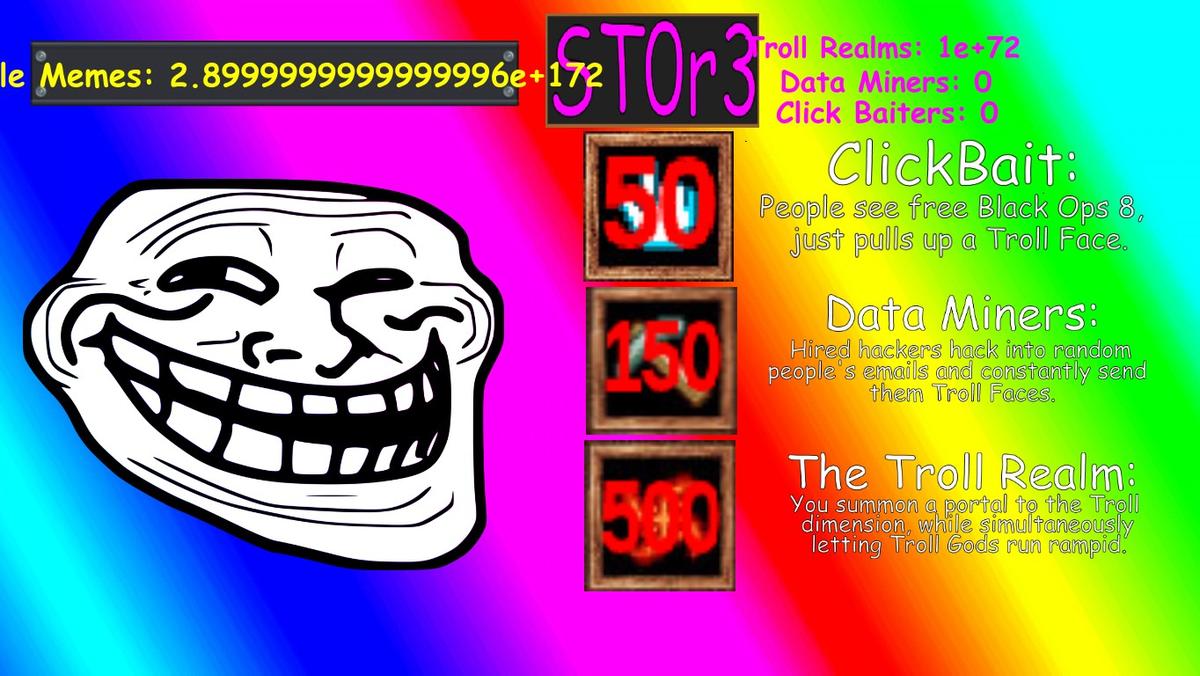 Troll Clicker (HACKED)