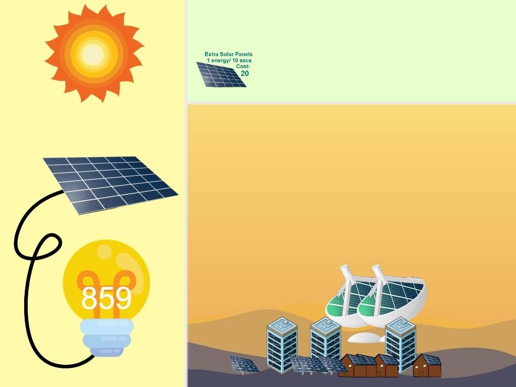 Solar Power Clicker