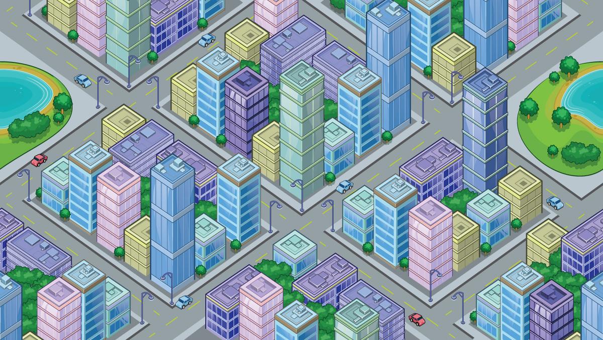 Minecraft city