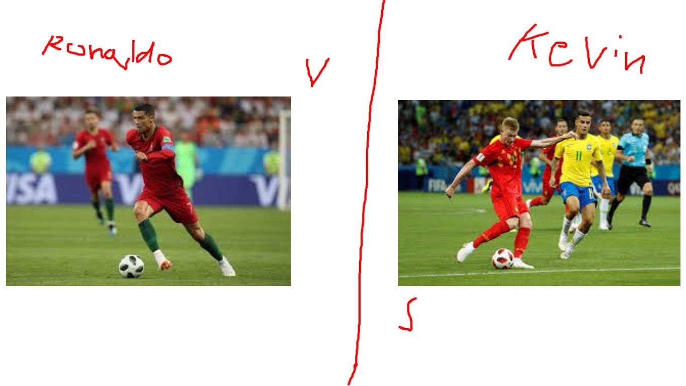 Ronaldo VS Kevin De Bruyne