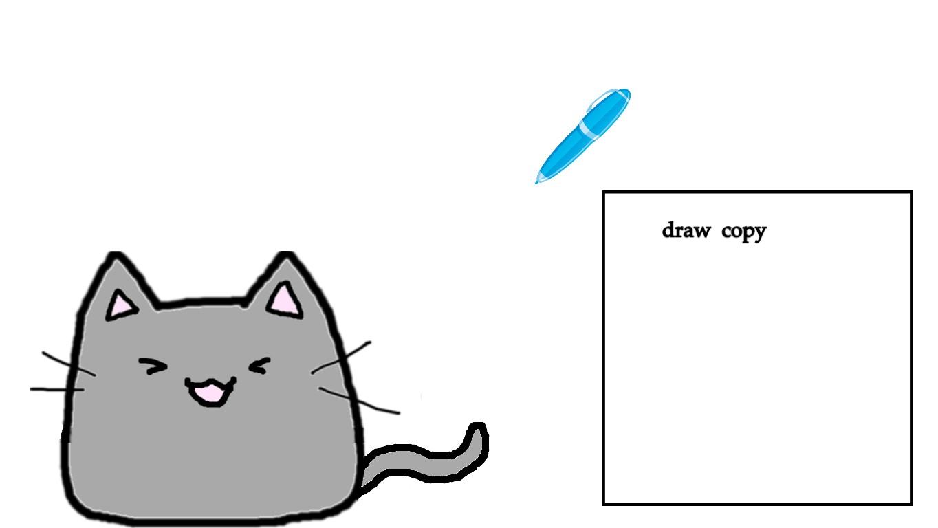 Drawing cat