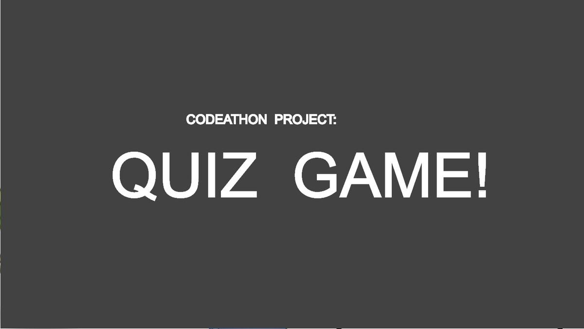 Quiz Game