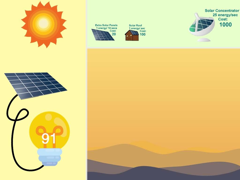 Solar Power Clicker