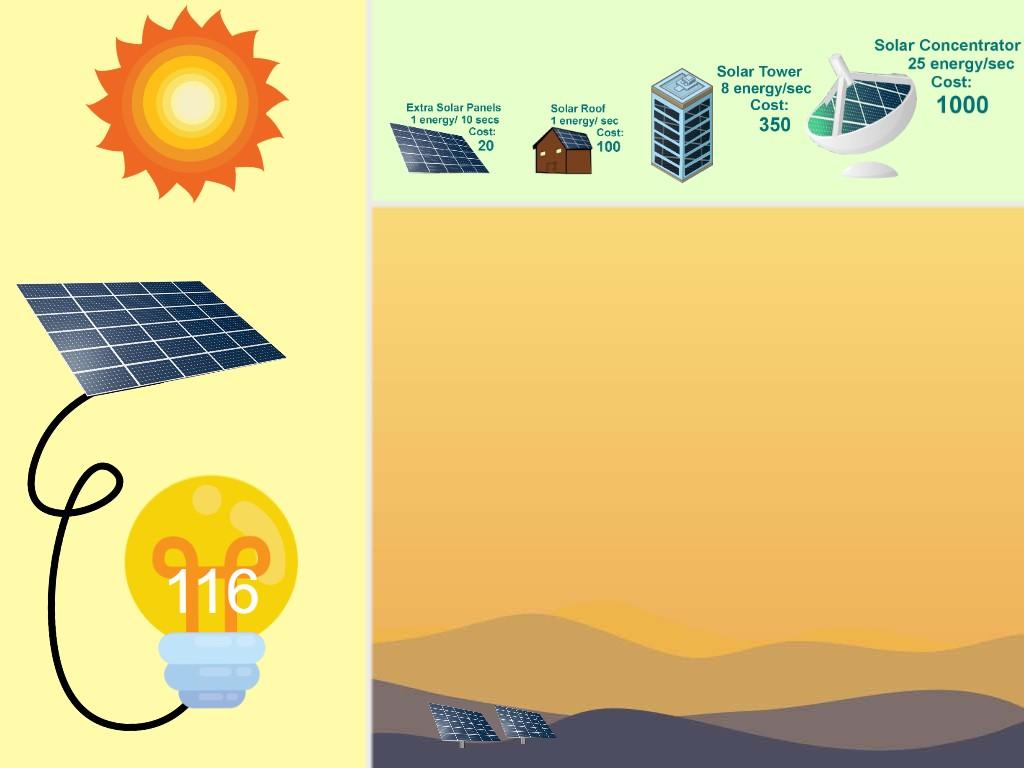 Solar Power Clicker