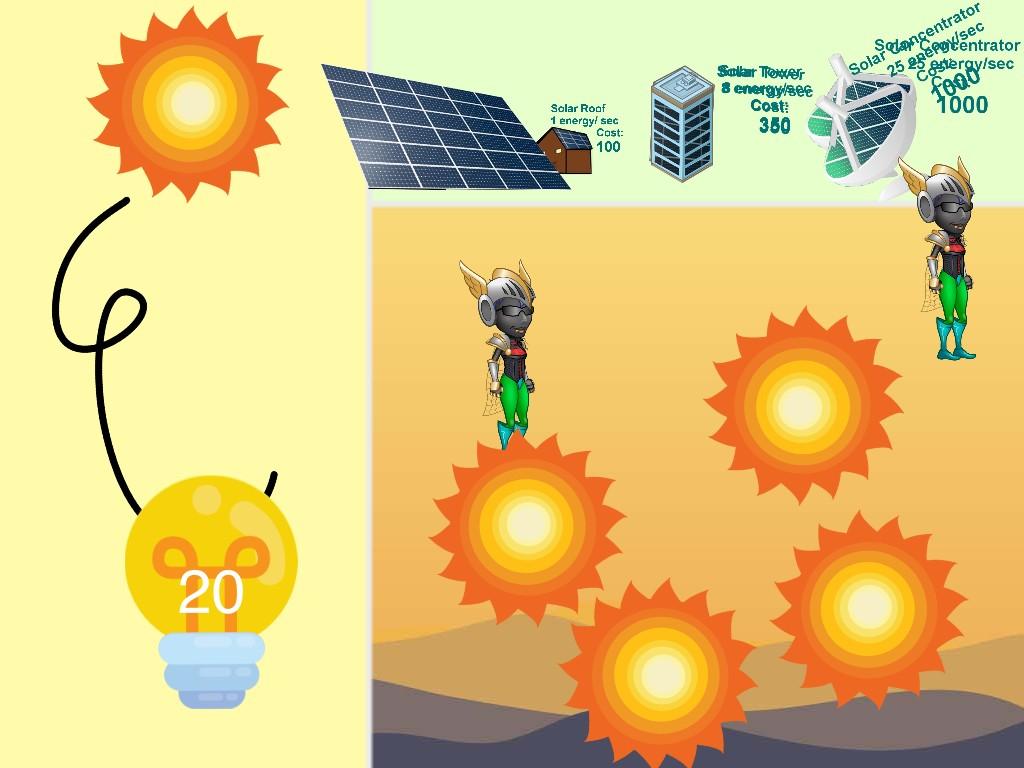 Solar Power Clicker