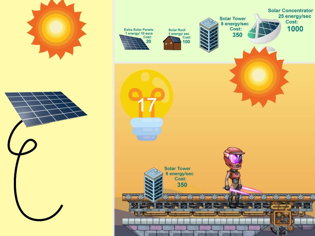 Solar Power Clicker