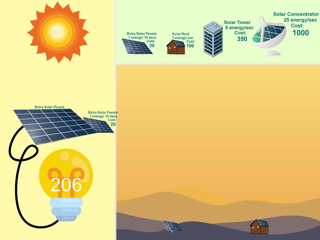 Solar Power Clicker