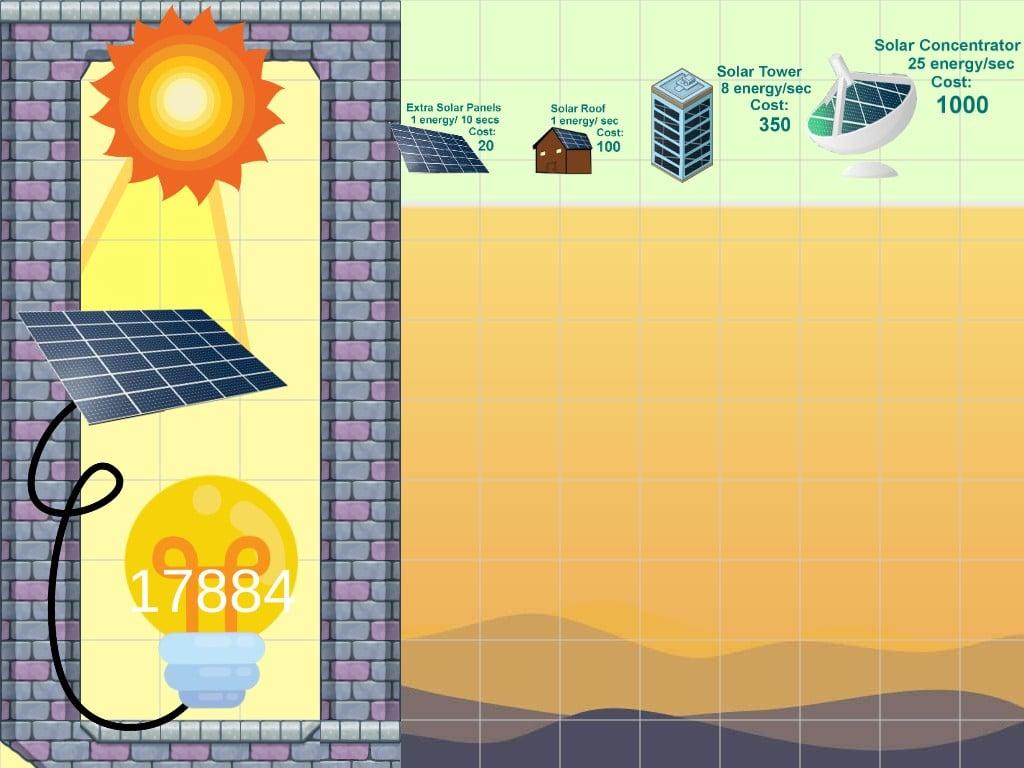 Solar Power Clicker