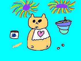 fireworks kitty!