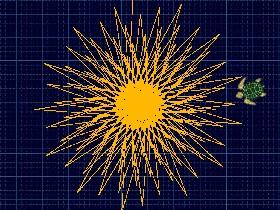 Spiral Triangle sun