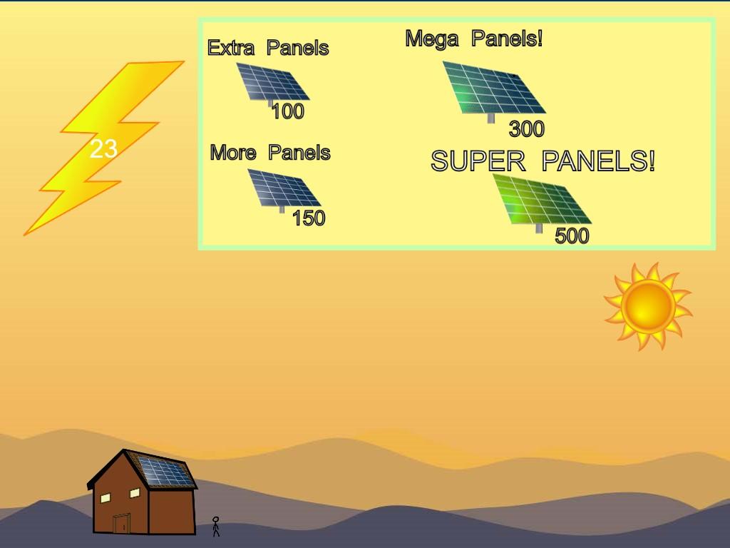 1st attempt - Solar Power Clicker