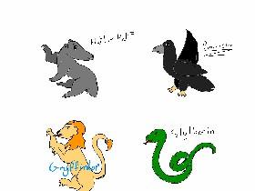 Hogwarts Houses Art