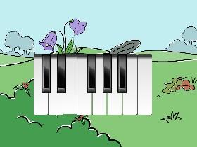 piano out side