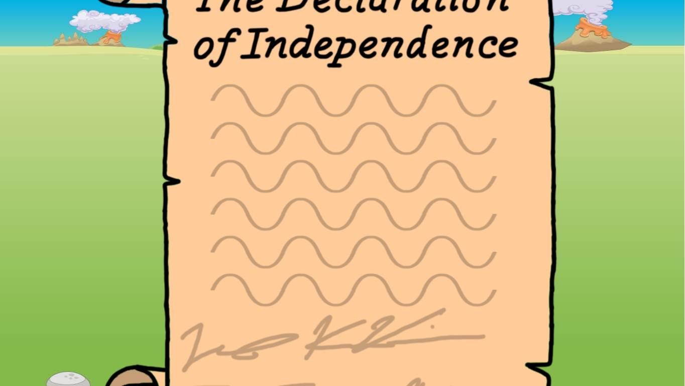 Declaration of Independence - TEMPLATE