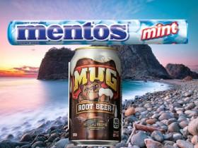 Mentos in Rootbeer! 1 1