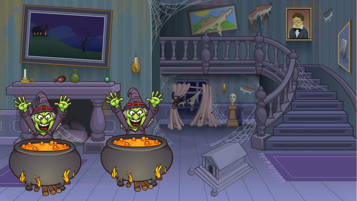 the spooky house