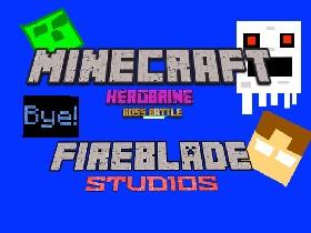 minecraft herobrine boss battle  1