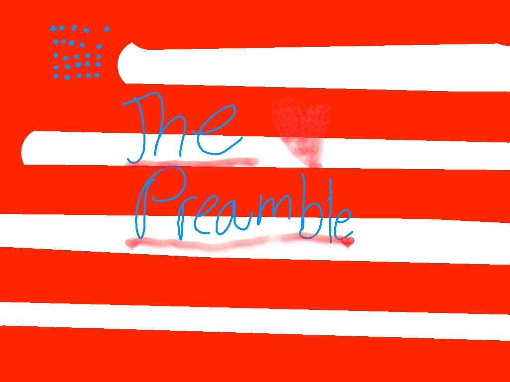 The preamble. (Learning)