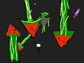 Watermeloon shark battle