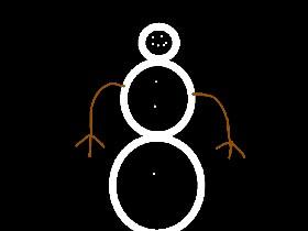 Snowman that does nothin