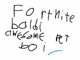 fortnite baldi awesome pet