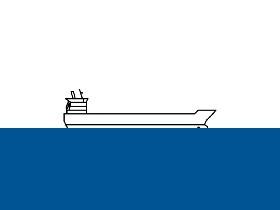 Sinking Small Cargo Ship