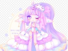 kawaii unicorn girl