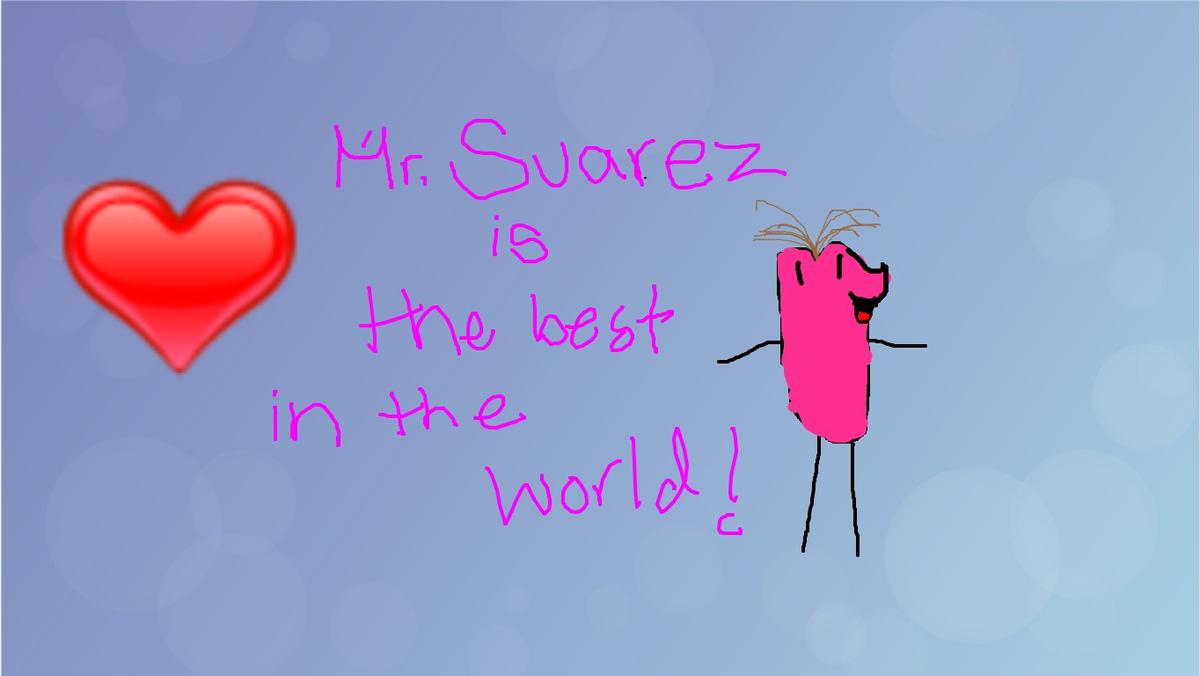 tribute to Mr. Suarez