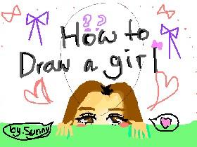 How to draw girl 1