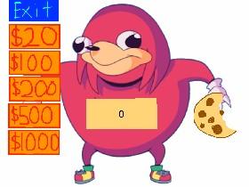 Ugandan Knuckles cookie clicker