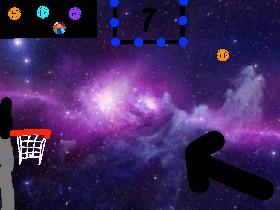 basket ball in galaxy