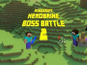 minecraft herobrine boss battle 2  1