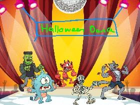 the halloween dance