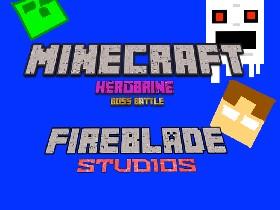 minecraft herobrine boss battle 1 1