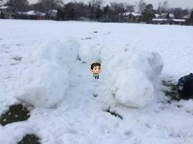 My awesome snow fort!