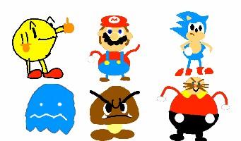 Classic game characters