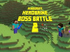 minecraft herobrine boss battle  1