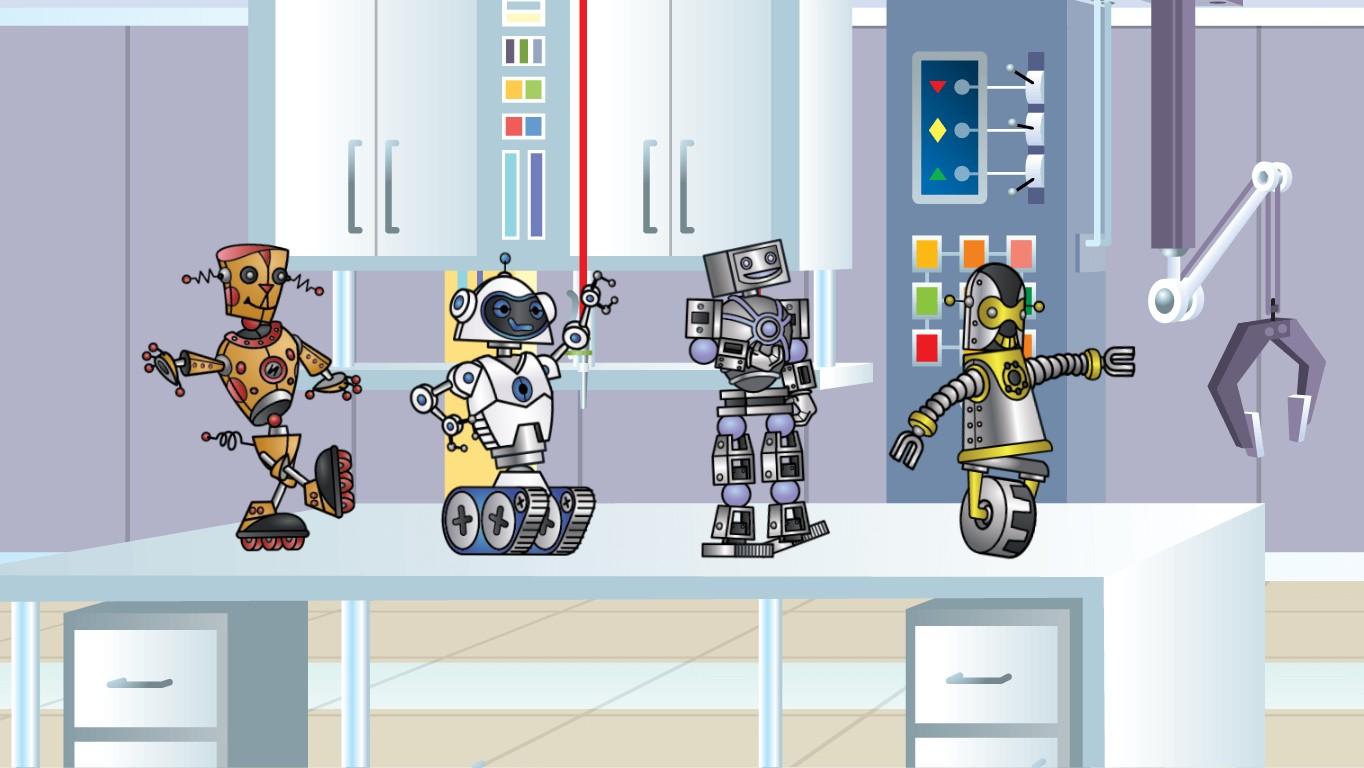 Animated Dnce Robot