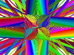 crazy rainbow art 1