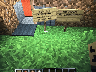 minecraft: pranks