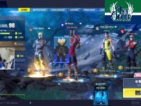 Fortnite(Omega black night click walk)