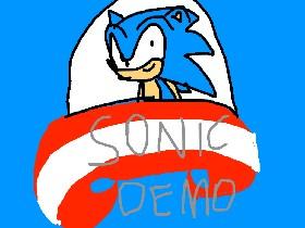 SONIC the hedgehog DEMO 1 1