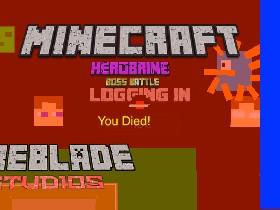 minecraft herobrine boss battle  1 1