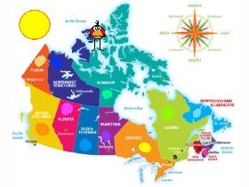 canada map