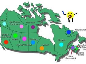 informative map canada