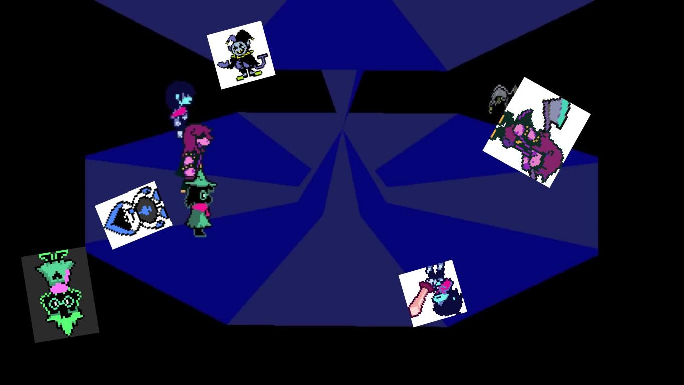 make the deltarune bounce