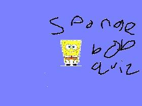 sponge bob quiz 